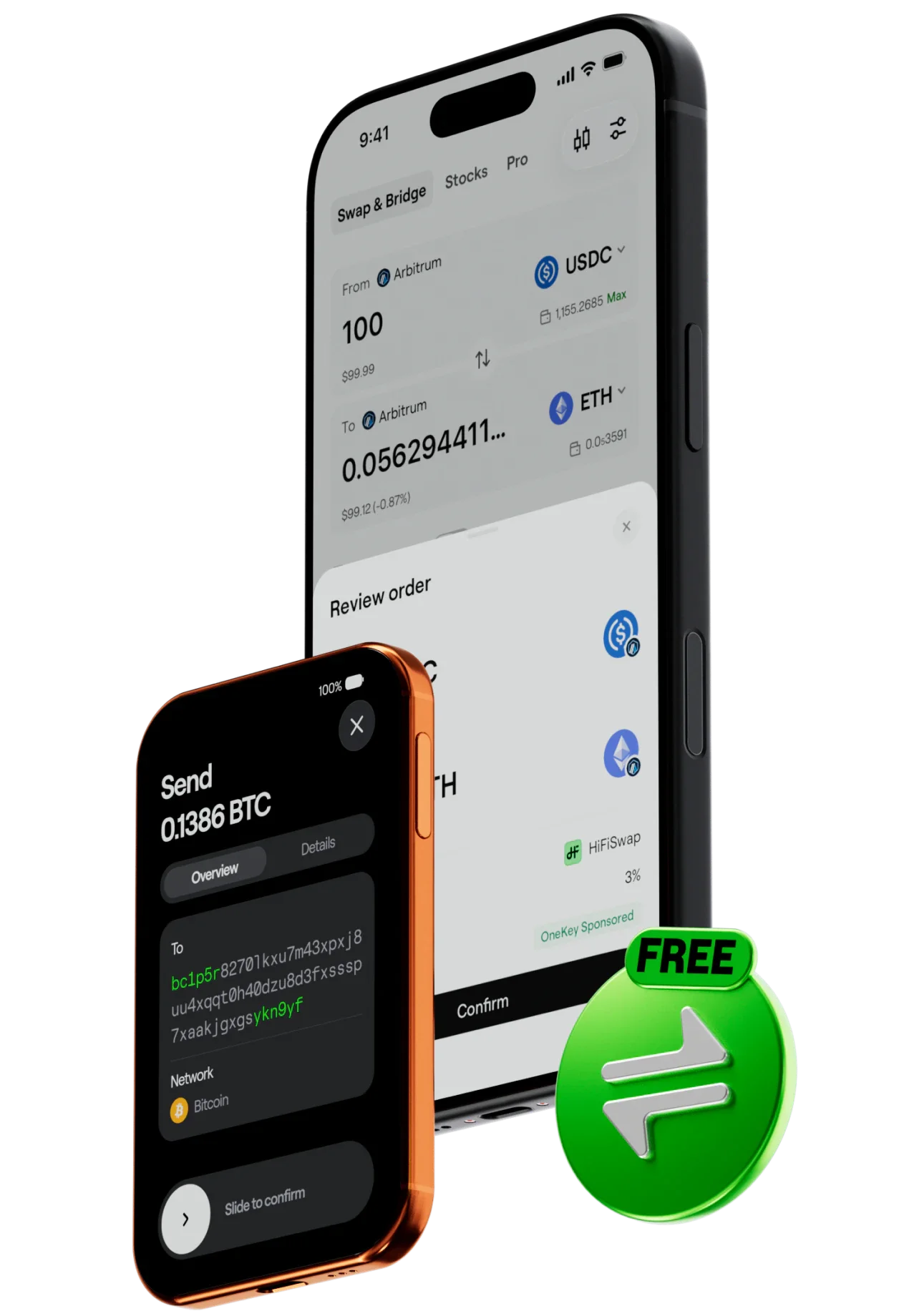 Gas covered. Easier transfers and trades.