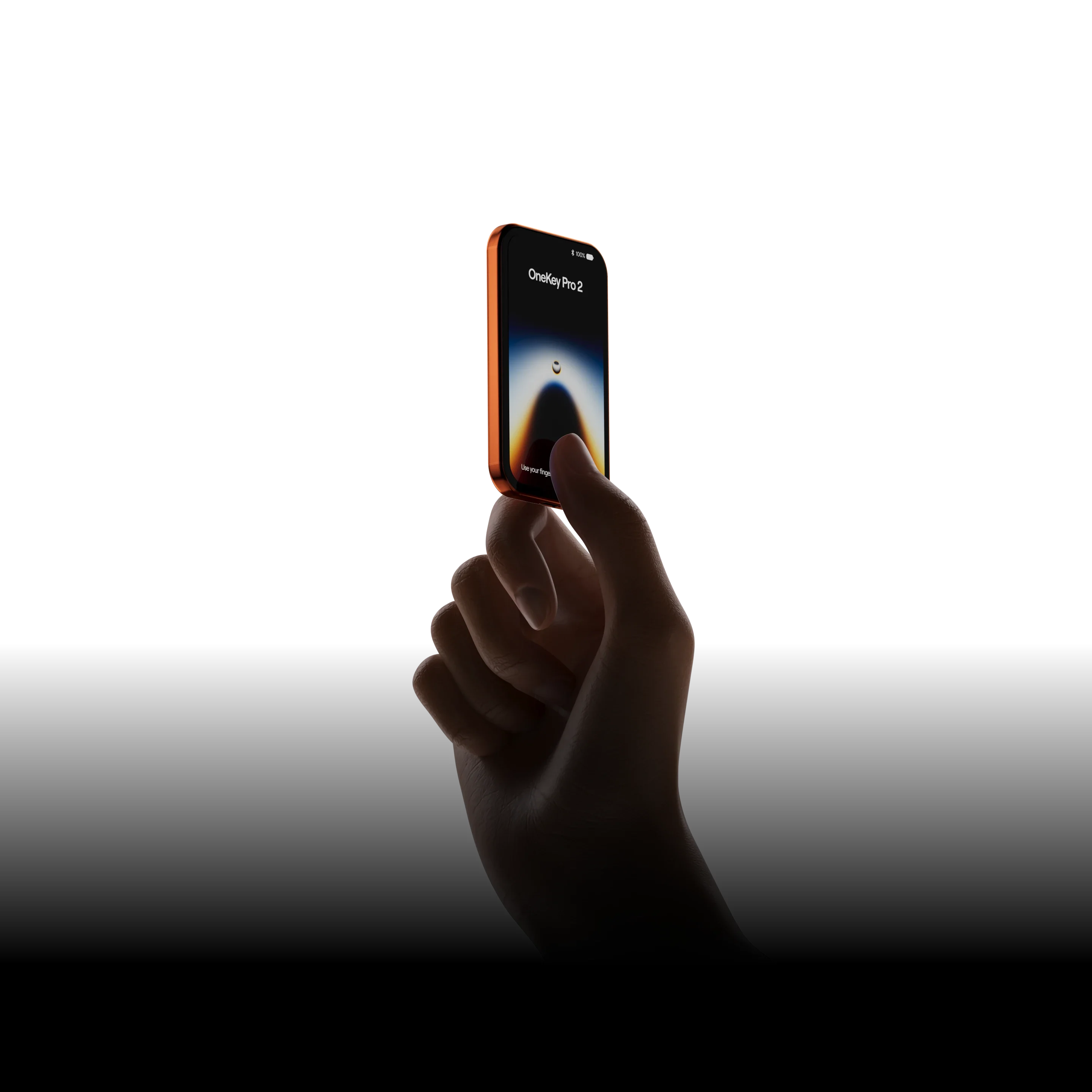 OneKey Pro 2 held in hand