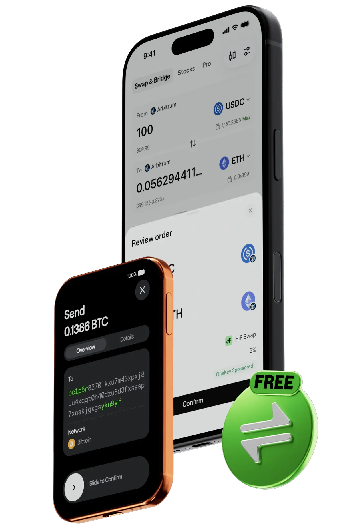 Gas covered. Easier transfers and trades.