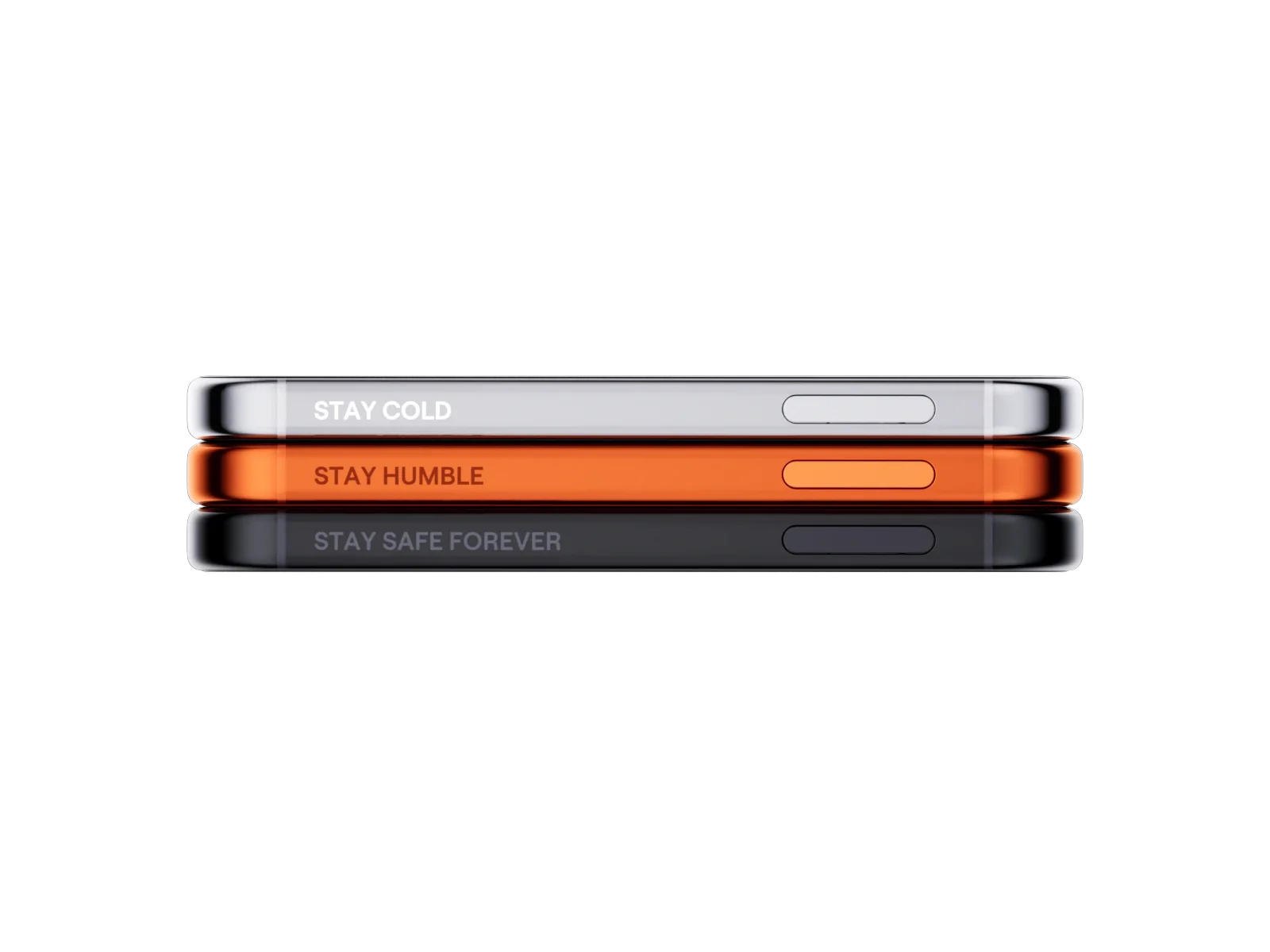 Stacked OneKey Pro 2 devices with a custom engraving on the frame
