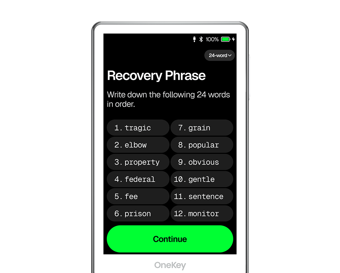 Recovery Passphrase