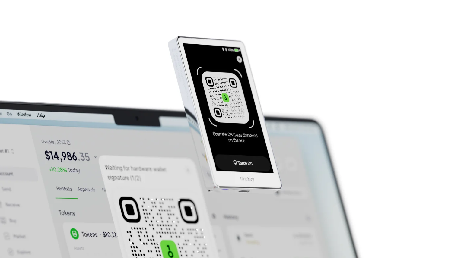 Air-gapped QR Signing