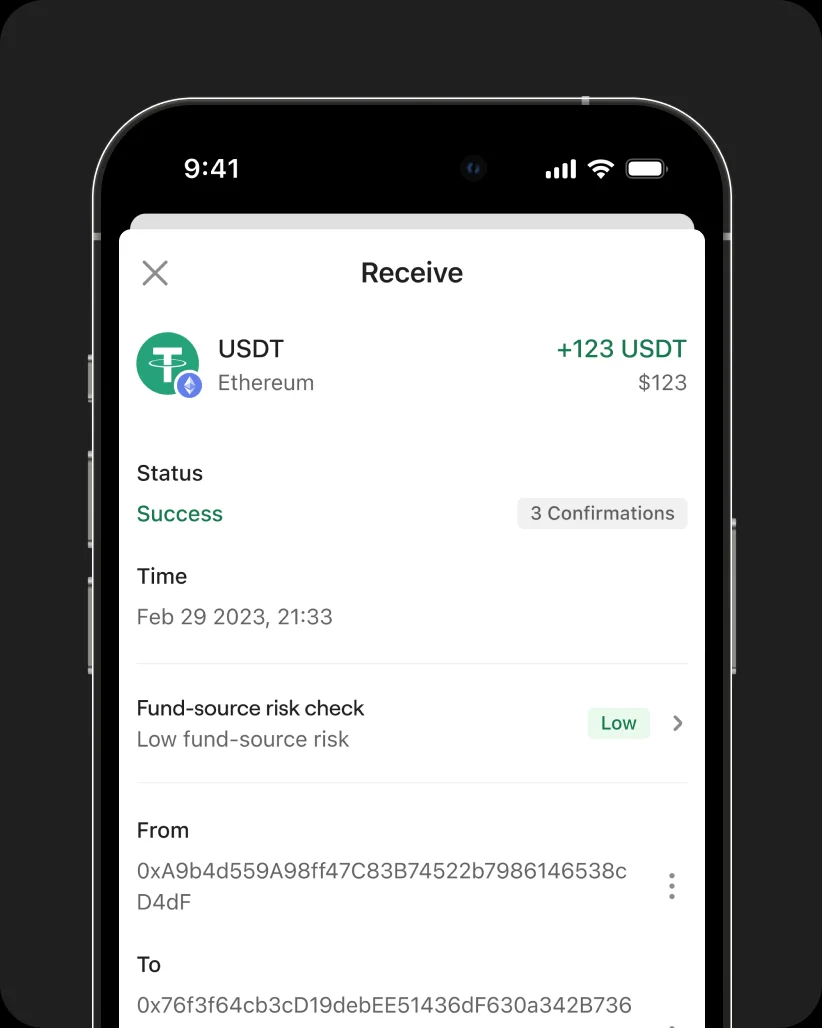 KYT · Address and funds risk