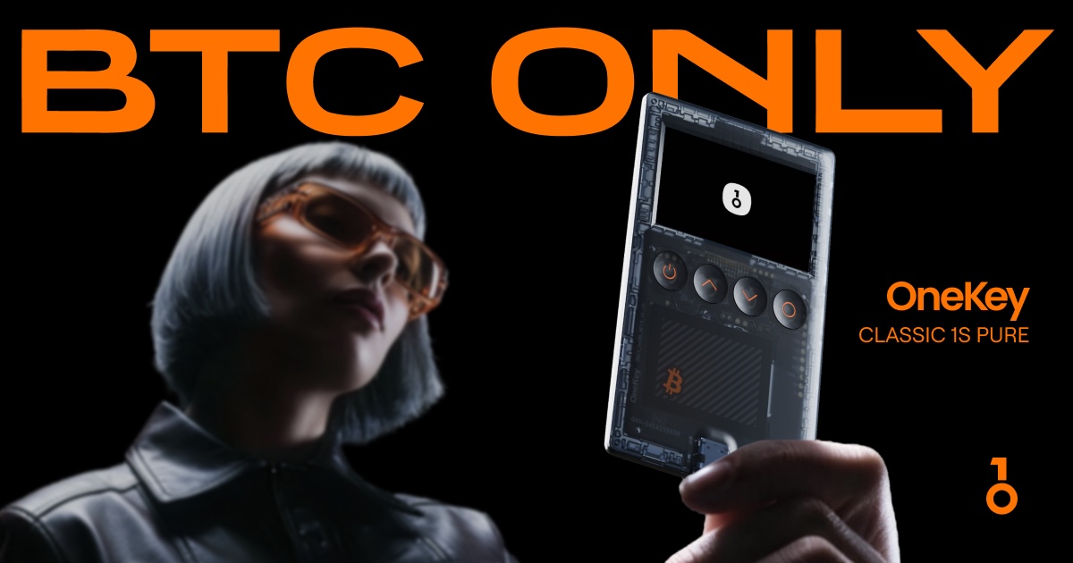OneKey Classic 1S Pure Bitcoin-only ハードウェアウォレットを購入