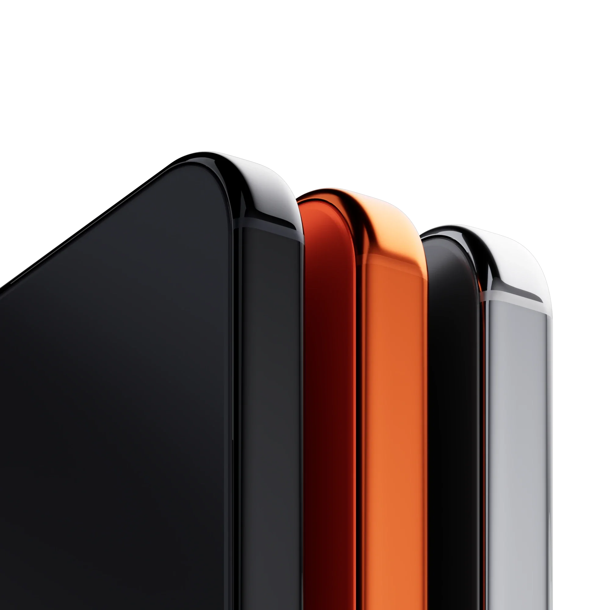 Edges of three stacked OneKey Pro 2 devices