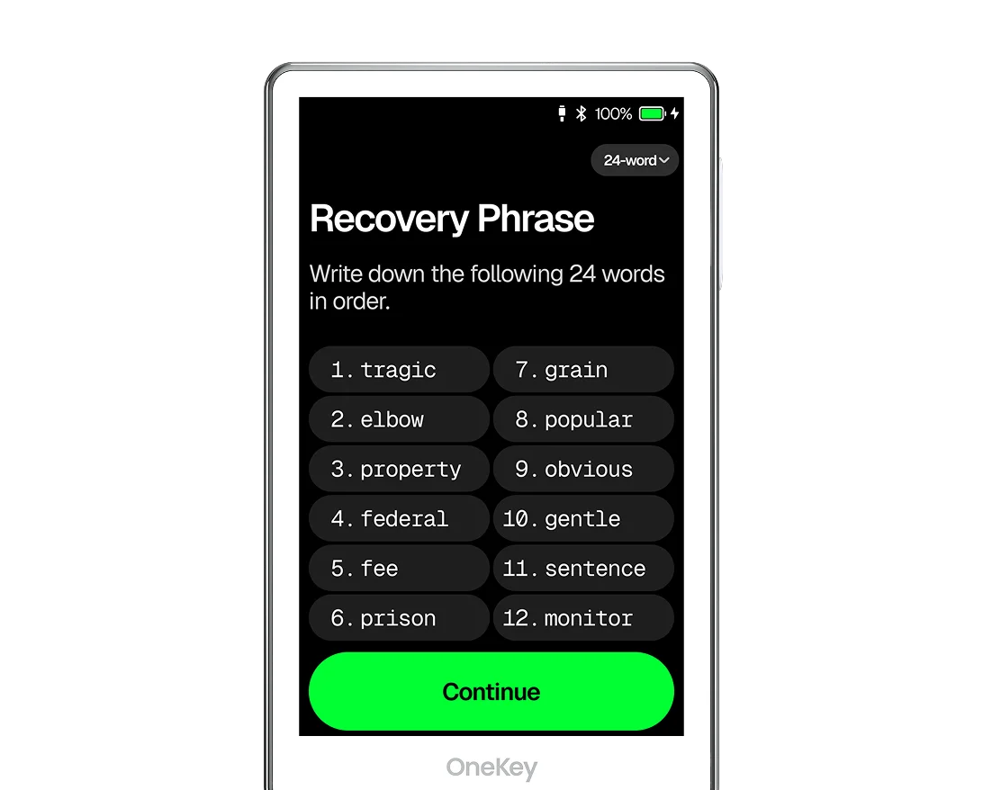 Recovery Passphrase